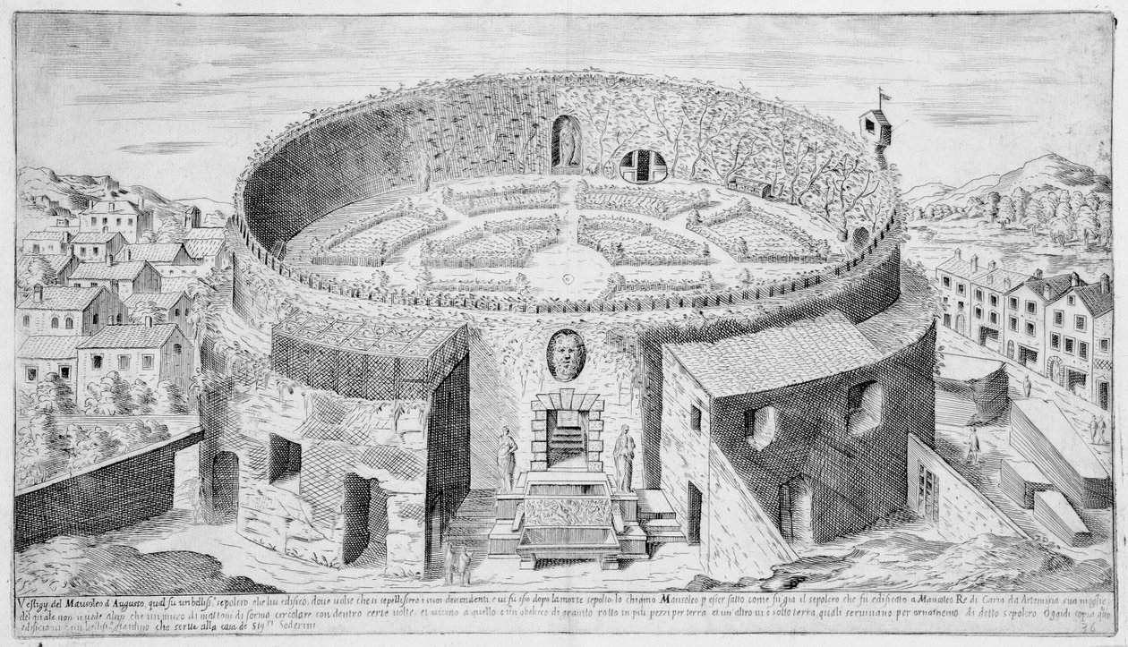 Augustus mausoleum, Rom, skylt 36 från 