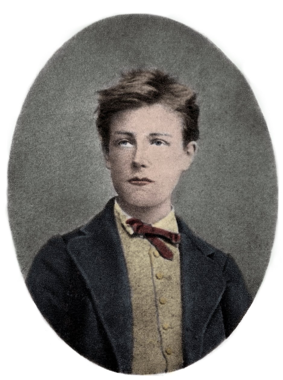 Arthur Rimbaud, fransk poet och äventyrare - Porträtt av Arthur Rimbaud (1859 - 1891) är 17 år gammal. Foto av Carjat. av Etienne (after) Carjat