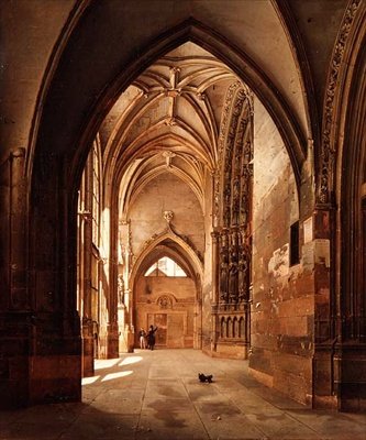 Portal av St. Germain i Auxerre av Etienne Bouhot
