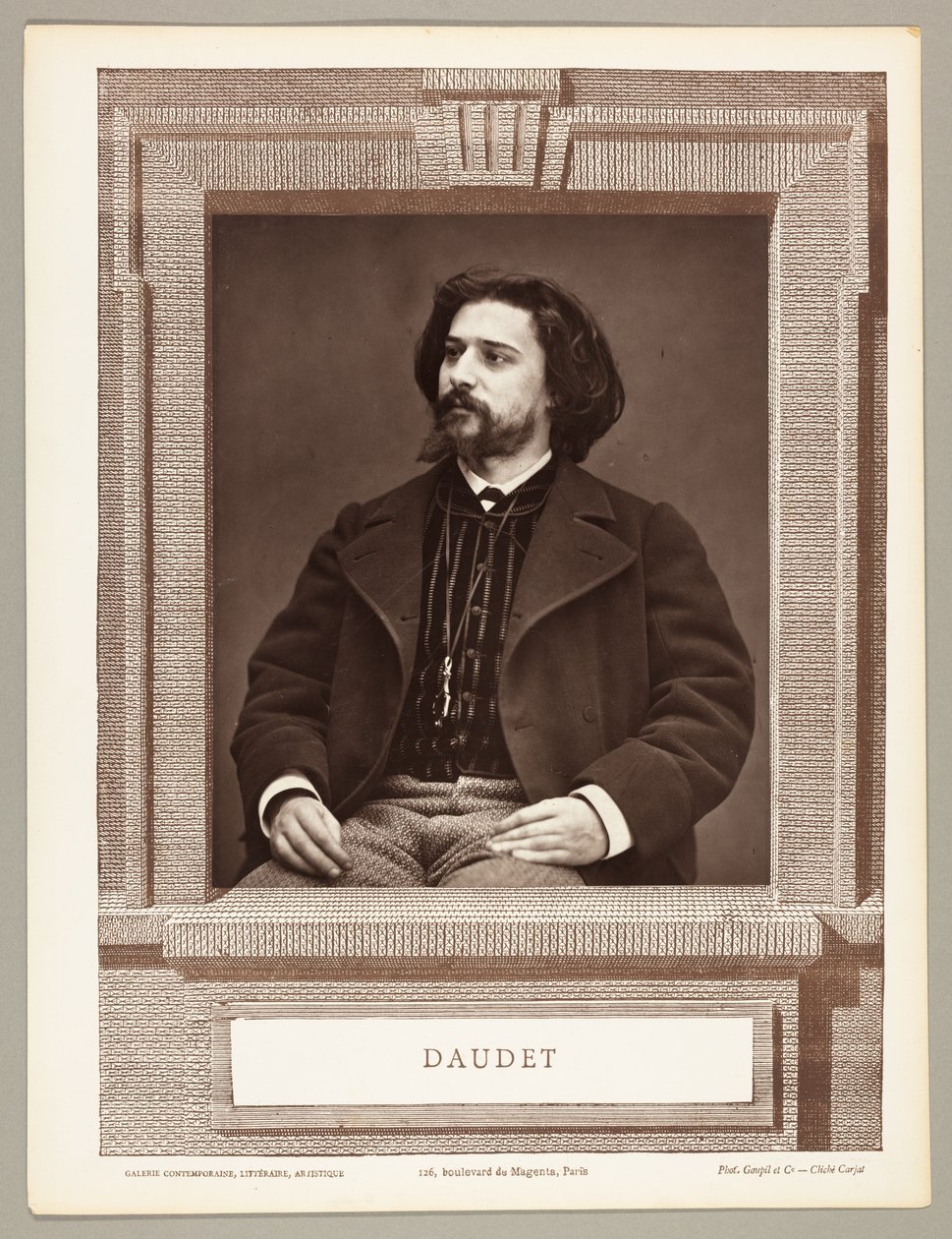 アルフォンス・ドーデ (フランスの小説家、1849-1897) スウェーデン人 av Etienne Carjat
