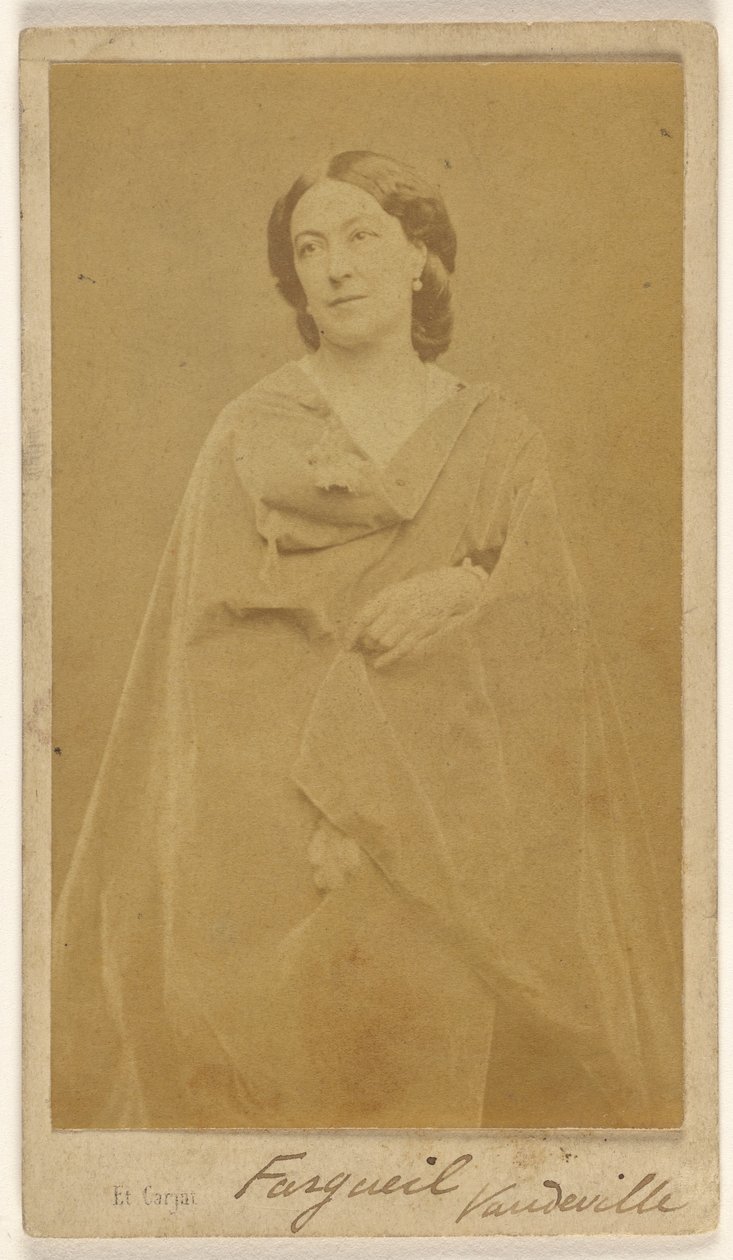 Anais Fargueil, Vaudeville av Etienne Carjat