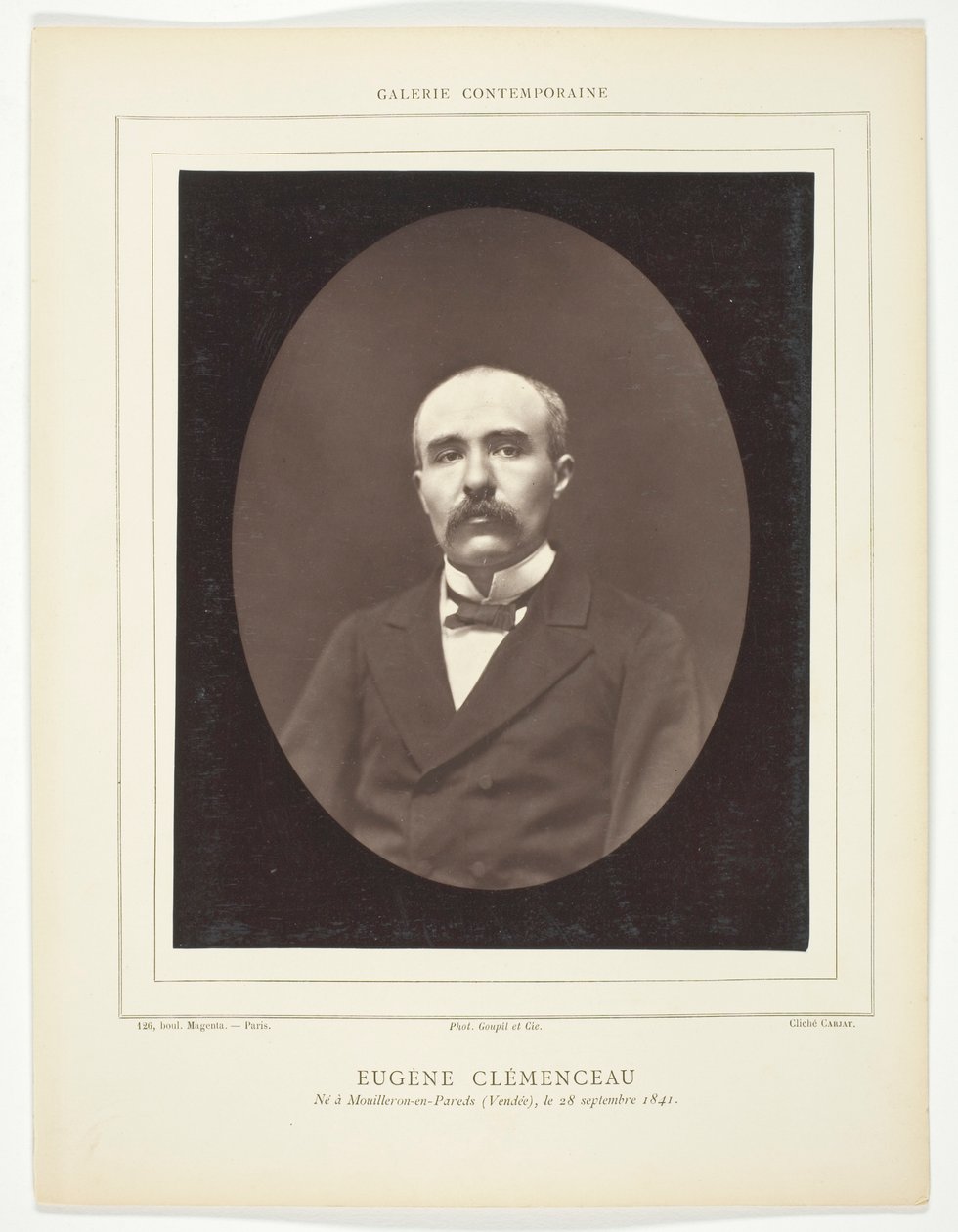 Eugène Clémenceau av Etienne Carjat