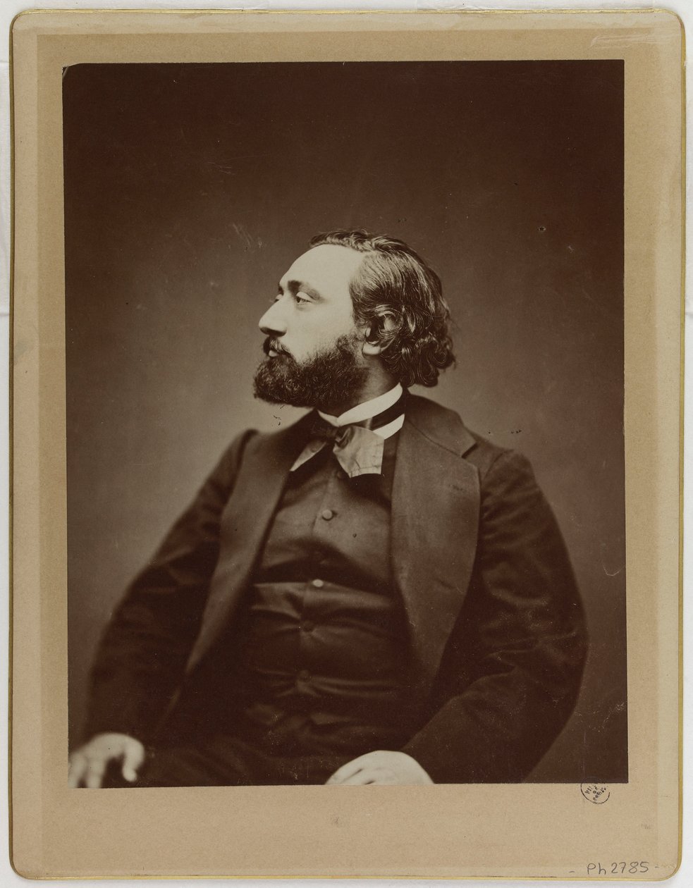Léon Gambetta (1838-1882), advokat och politiker av Etienne Carjat