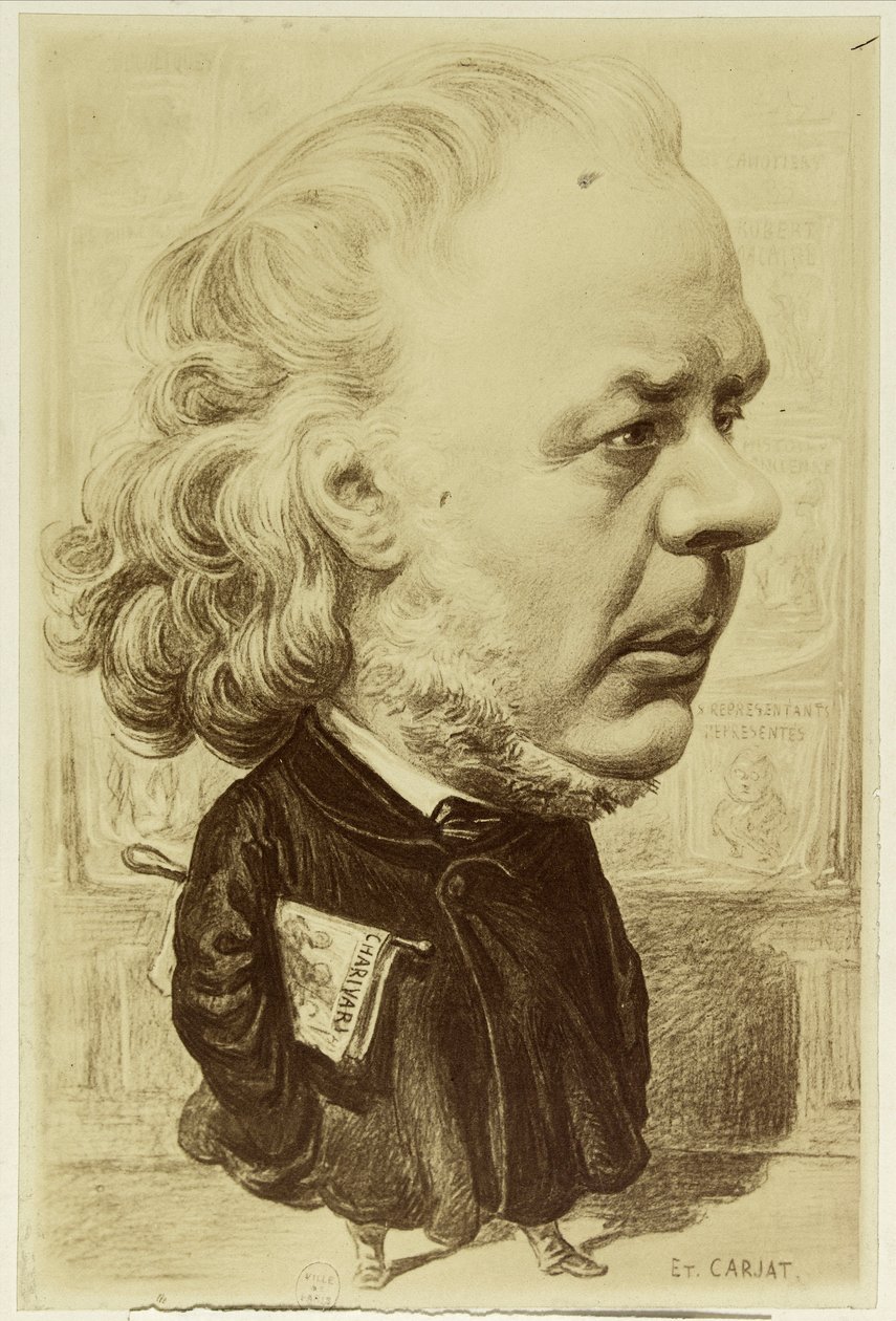 Porträtt av Daumier av Etienne Carjat