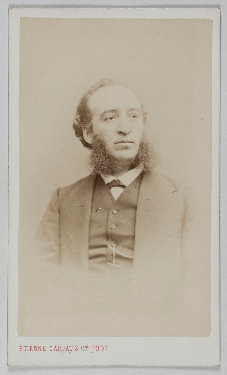 Porträtt av Jules Ferry (1832-1893), politiker, advokat, befullmäktigad minister av Etienne Carjat