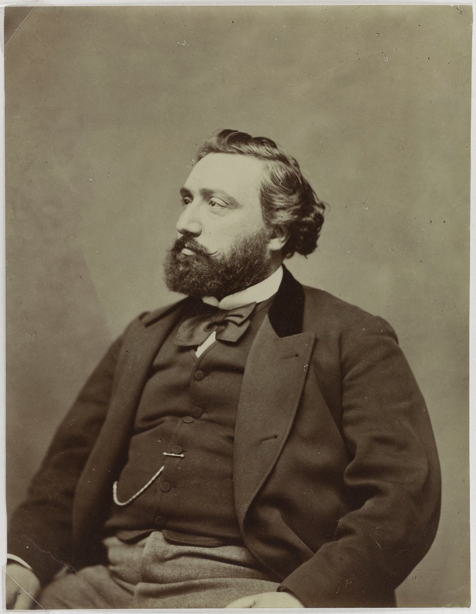 Porträtt av Léon Gambetta (1838-1882), politiker av Etienne Carjat