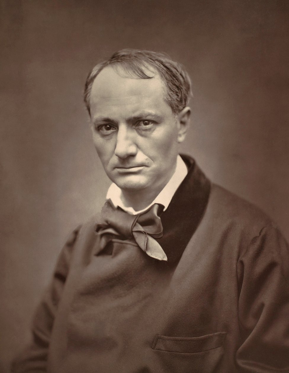 Porträtt av Charles Baudelaire av Etienne Carjat