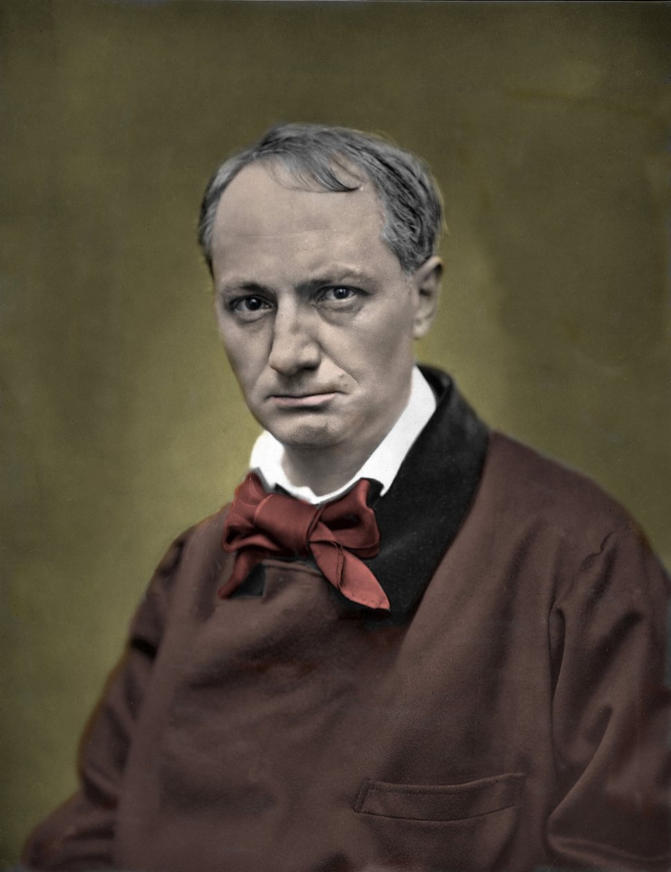 Porträtt av Charles Baudelaire, n.d. av Etienne Carjat