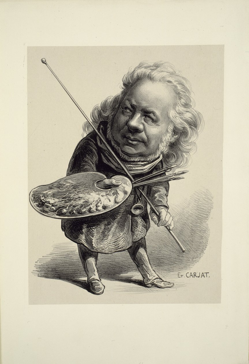 Porträtt av Honoré Daumier av Etienne Carjat