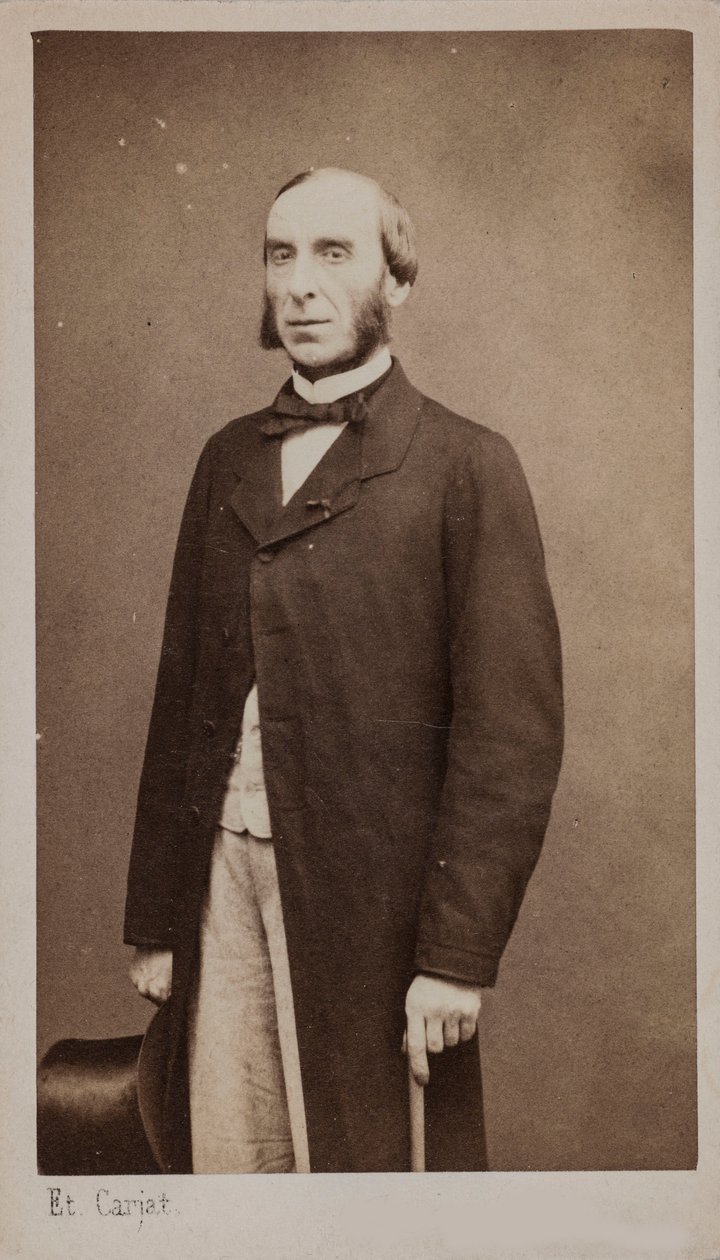 Porträtt av kompositören greve Nicolò Gabrielli 1814-1891, 1890. av Etienne Carjat