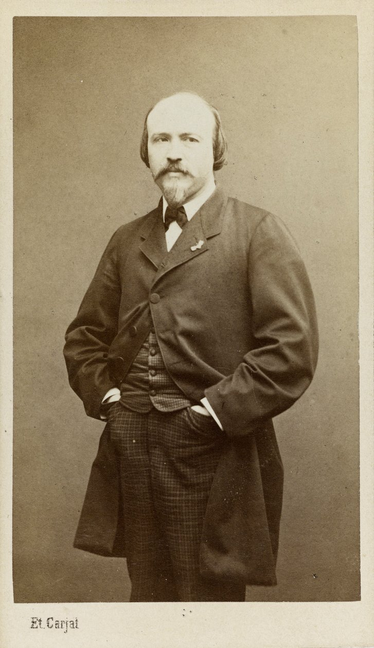 Porträtt av kompositören Victor Massé 1822-1884, ca 1865. av Etienne Carjat