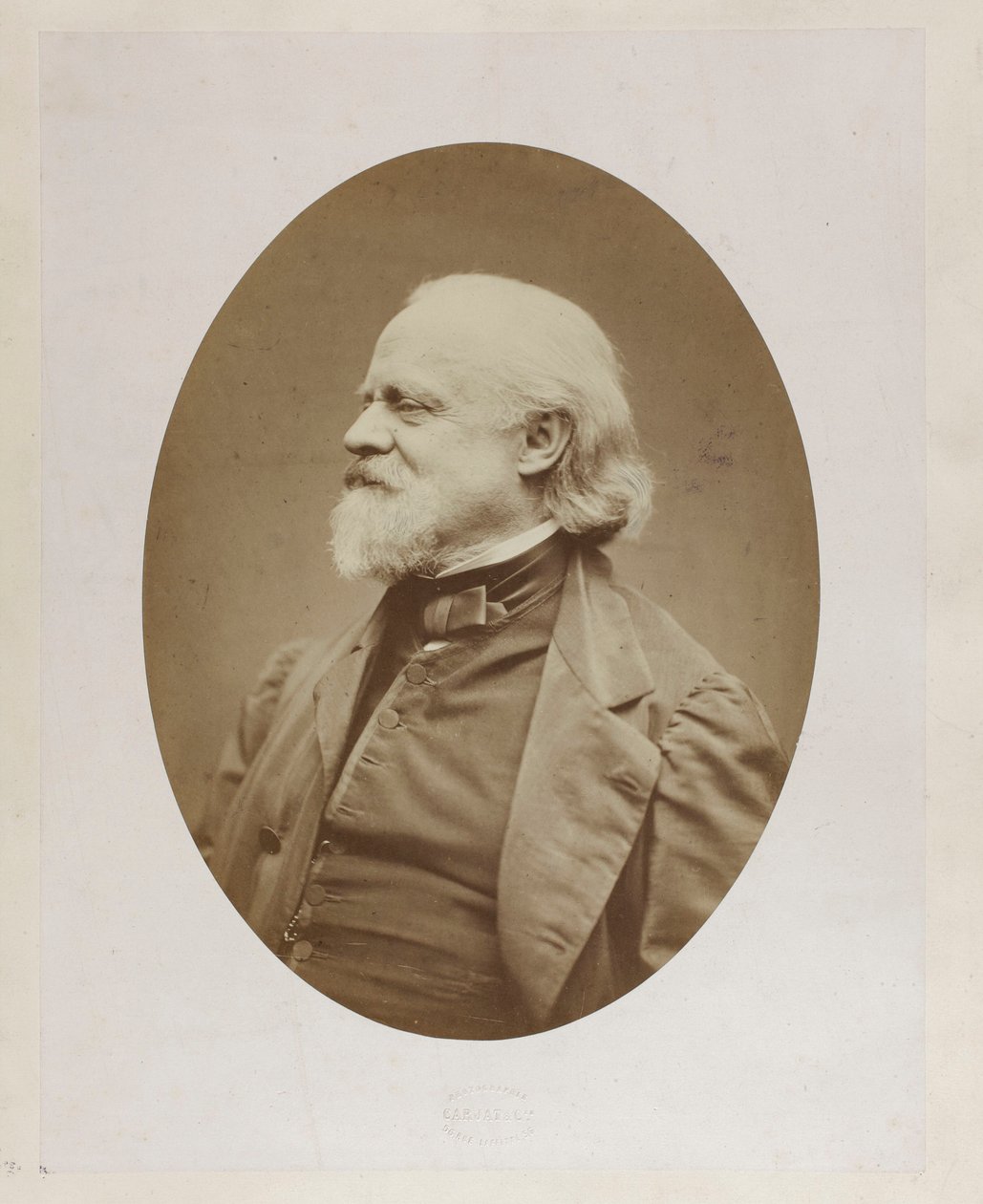 Porträtt av Wojciech Grzymała (1793-1871), politisk aktivist, emigrant, vän till Fryderyk Chopin av Etienne Carjat