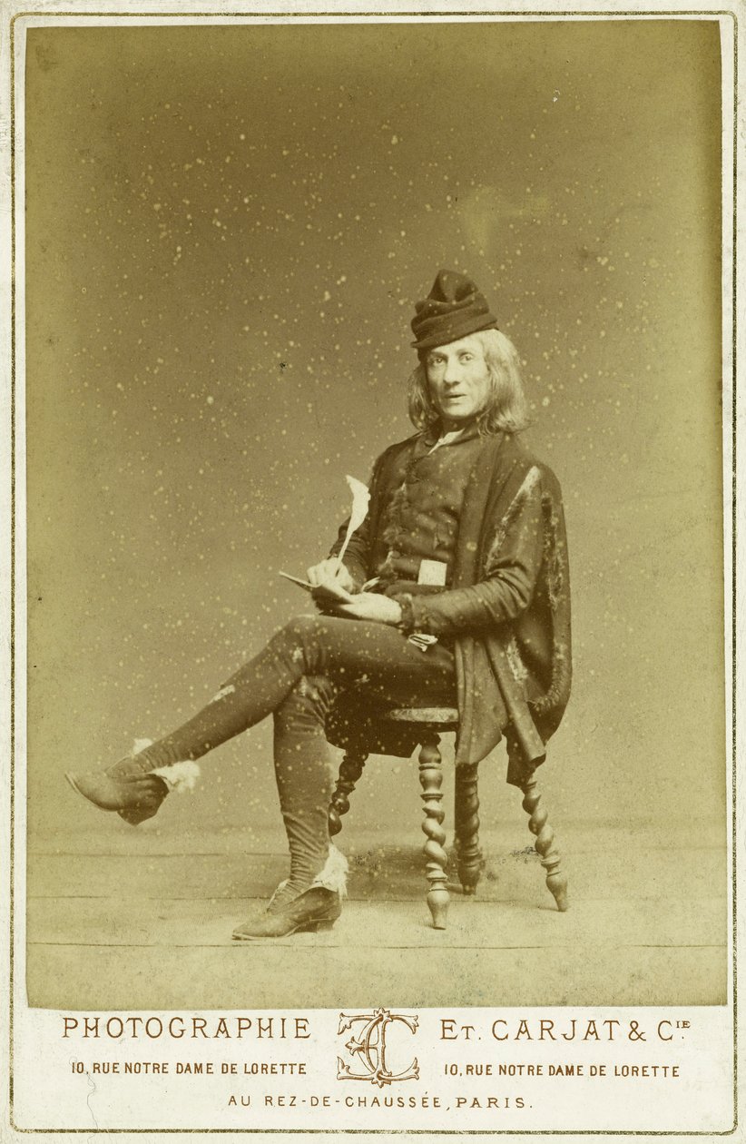 Richard i rollen som Gringoire av Etienne Carjat