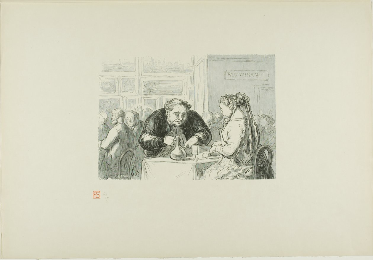 The Restaurant of the Great Art Exhibition: En symbiotisk kärlek till konsten och kotletten av Etienne Carjat