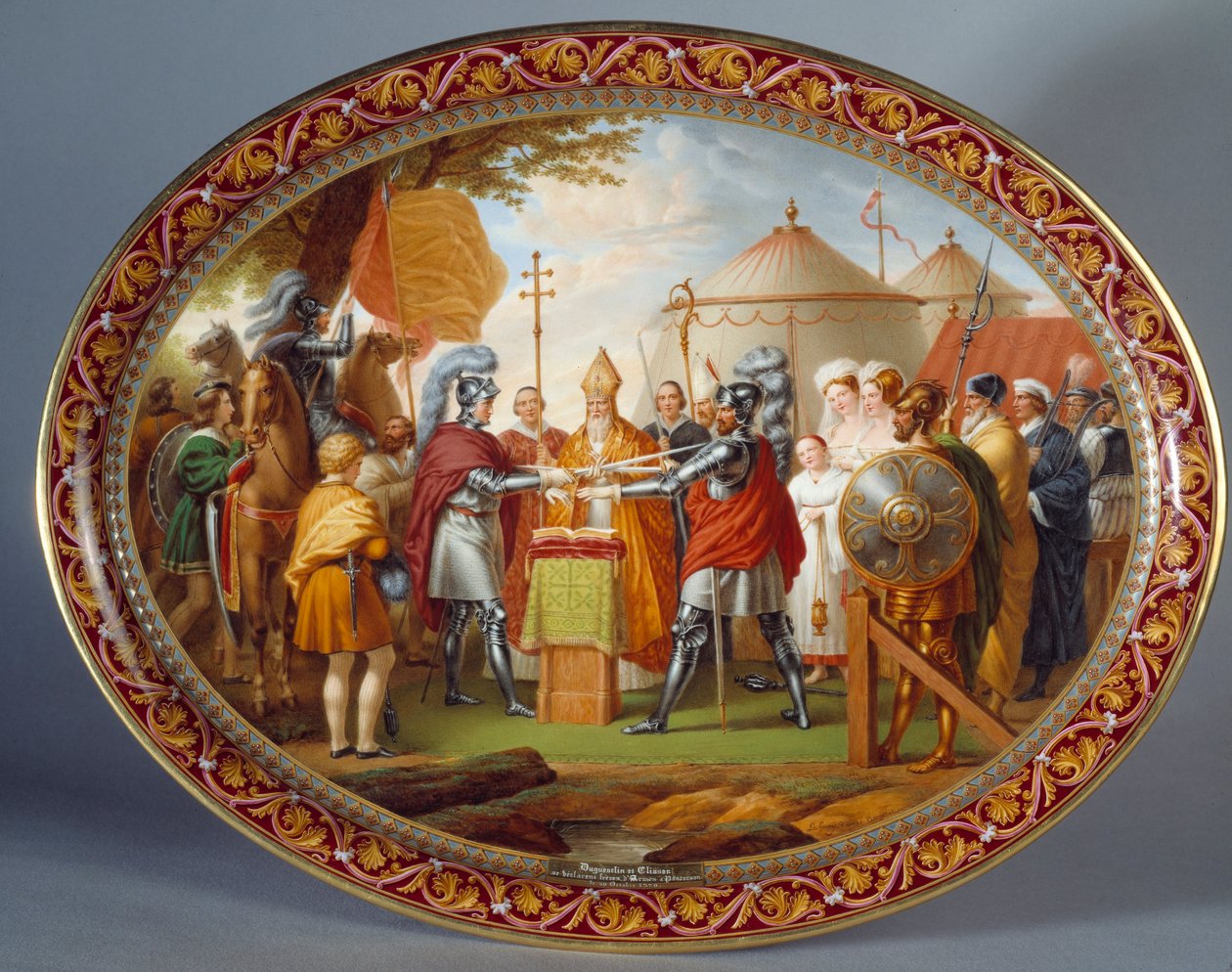 Choklad serveringsbricka. Etienne Charles Leguay (1762-1846) av Etienne Charles Leguay