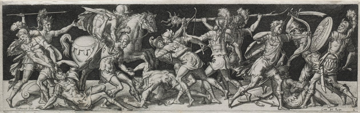 Strider och triumfer, troligen 1560-talet. av Etienne Delaune