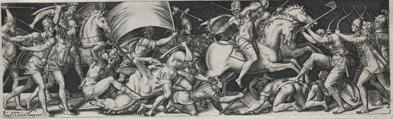 Strider och triumfer, troligen 1560-talet. av Etienne Delaune
