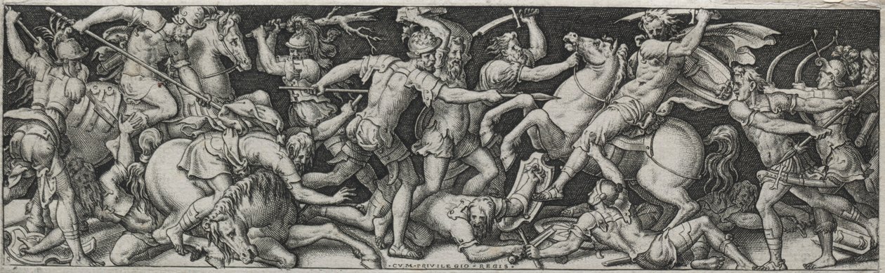 Strider och triumfer, troligen 1560-talet. av Etienne Delaune