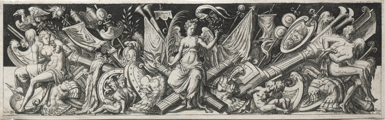 Strider och triumfer, troligen 1560-talet. av Etienne Delaune