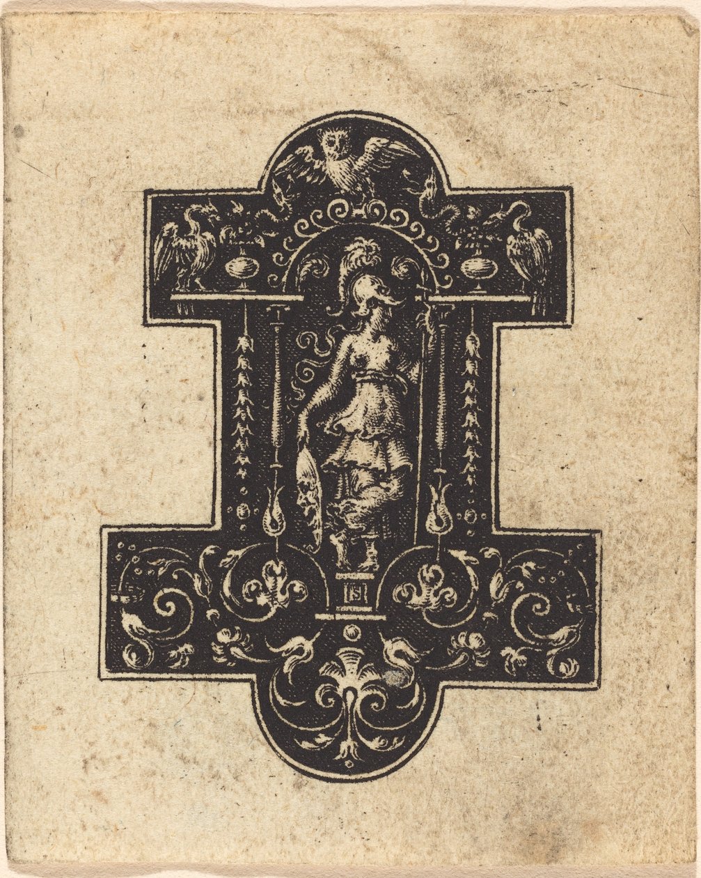 Minerva Stående av Etienne Delaune