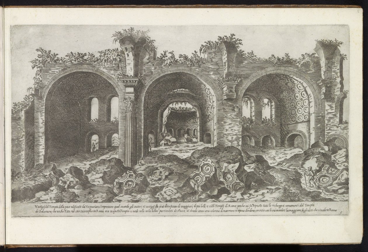 Rester av basilikan Maxentius i Rom Forntida byggnader (serietitel) I vestigi dell