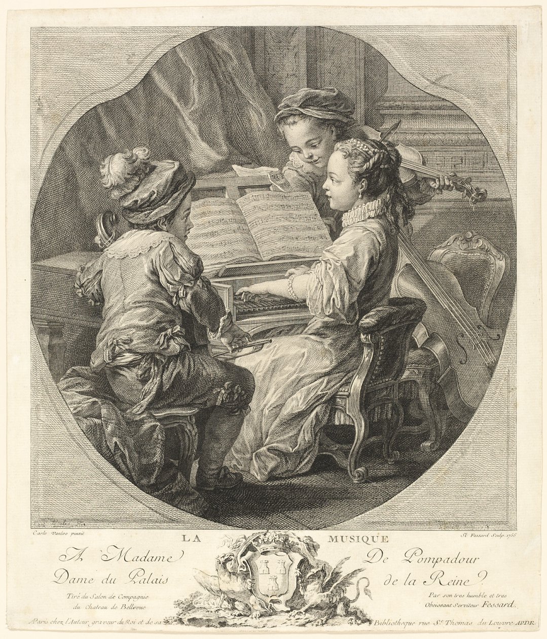 Allegori av musik av Etienne Fessard