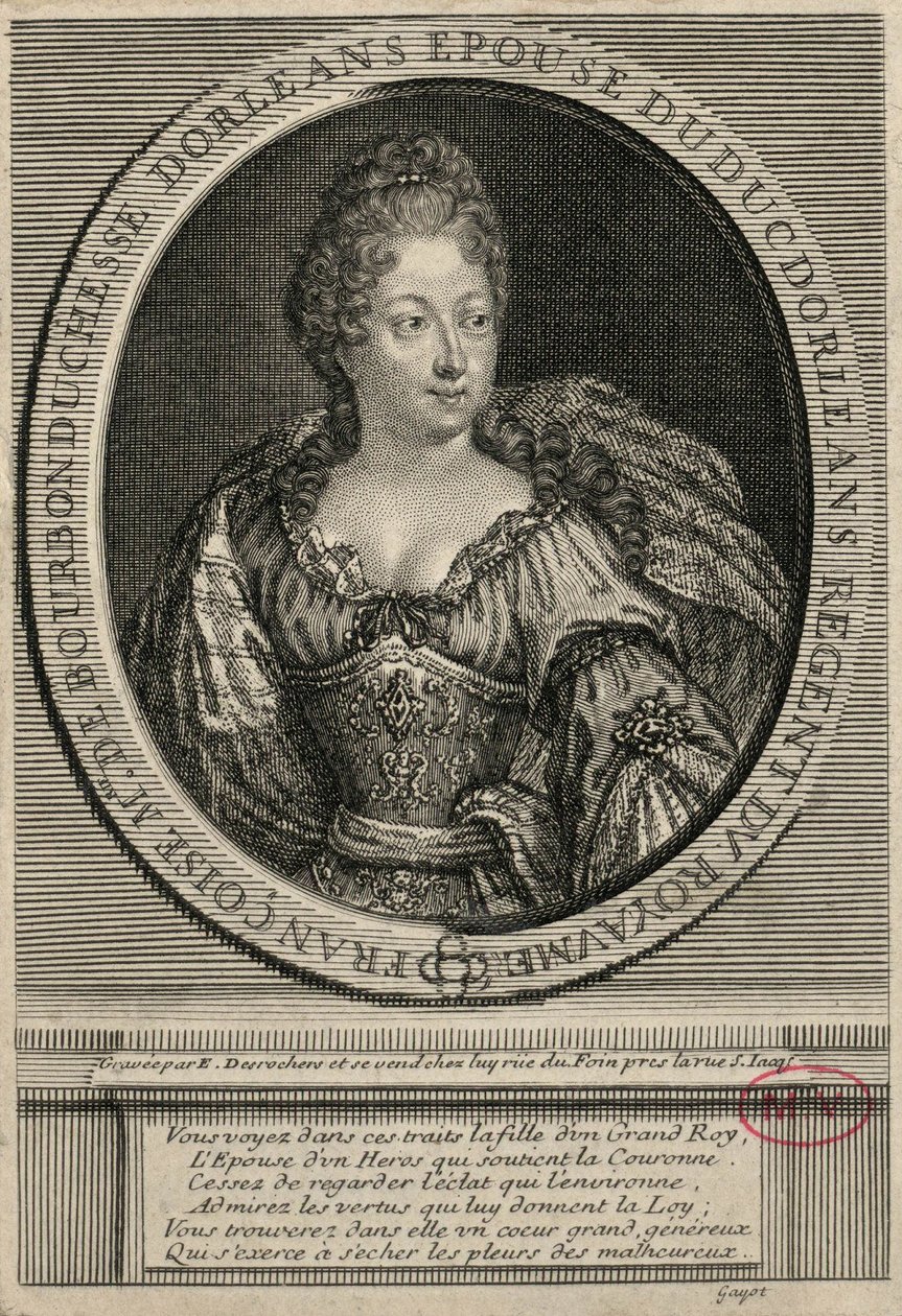 Françoise-Marie de Bourbon av Desrochers, Etienne Jahandier, av Etienne Jehandier Desrochers