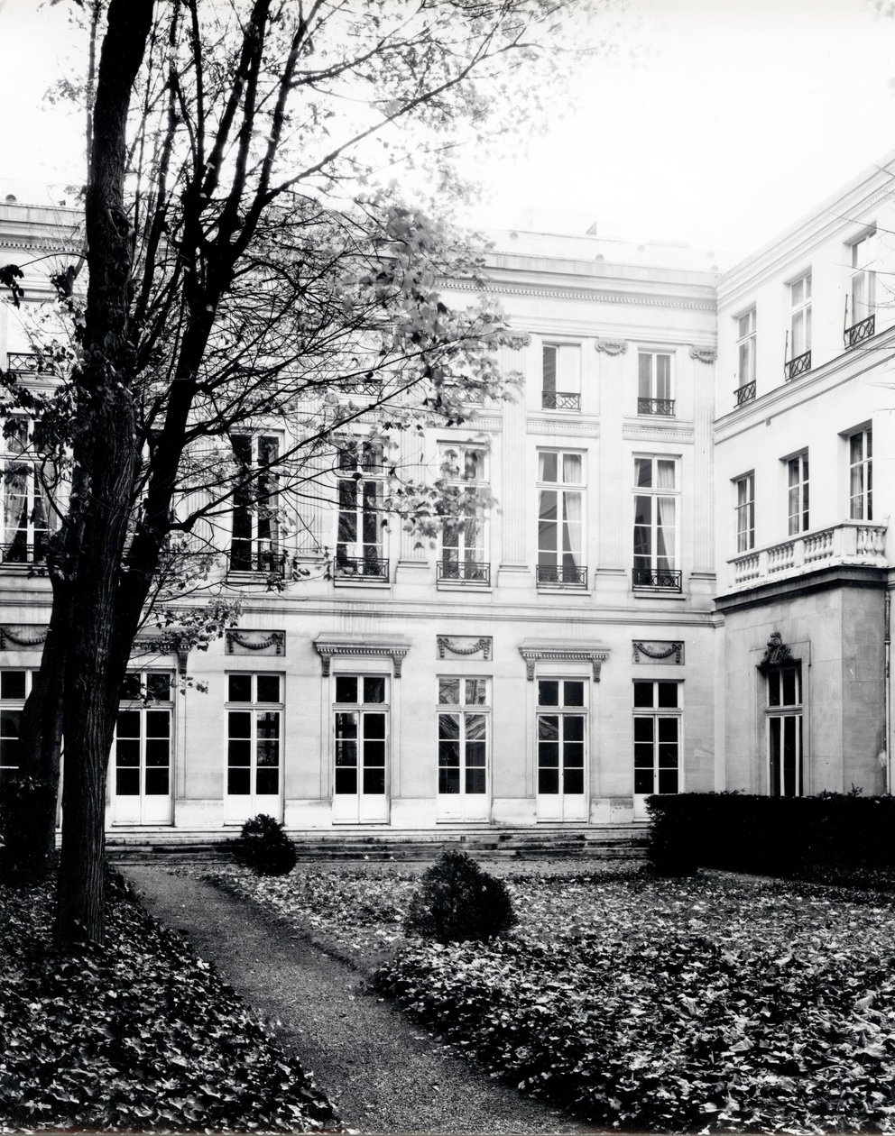 Maison Alexandre, fasad på trädgården (16, rue de la ville l
