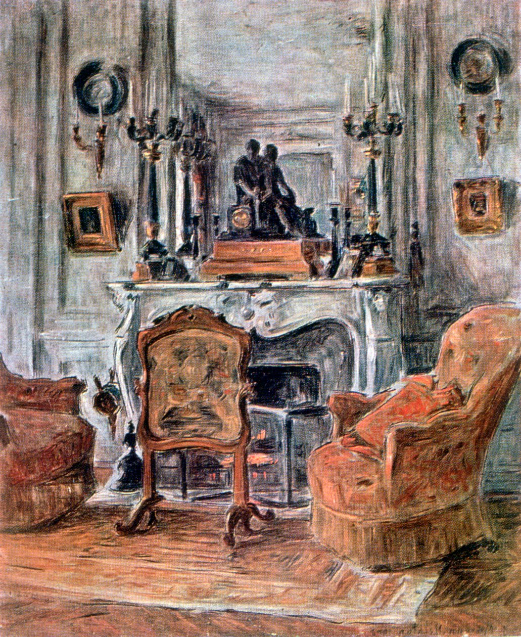 Vardagsrummet, 1900 av Etienne Moreau Nelaton