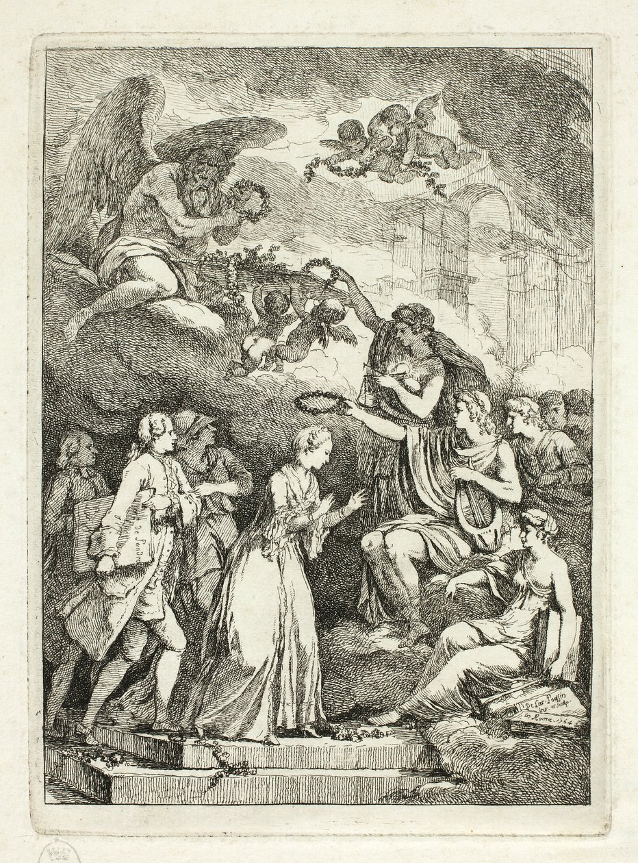 Tallrik från, In the Coming av Etienne de Lavallee Poussin