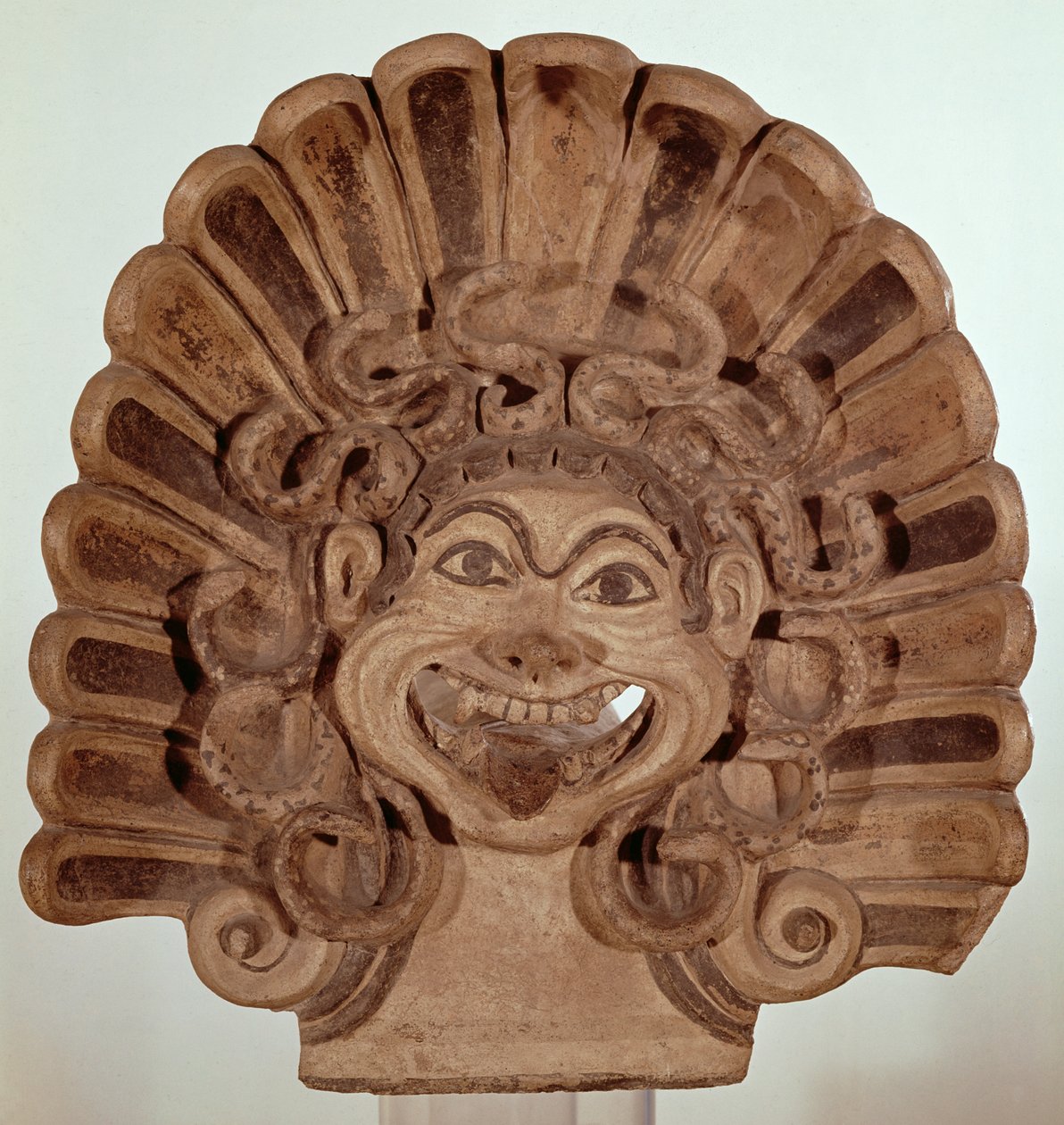 Antefix med huvudet av en gorgon, från Portonacciotemplet, Veii, ca 500 f.Kr. av Etruscan