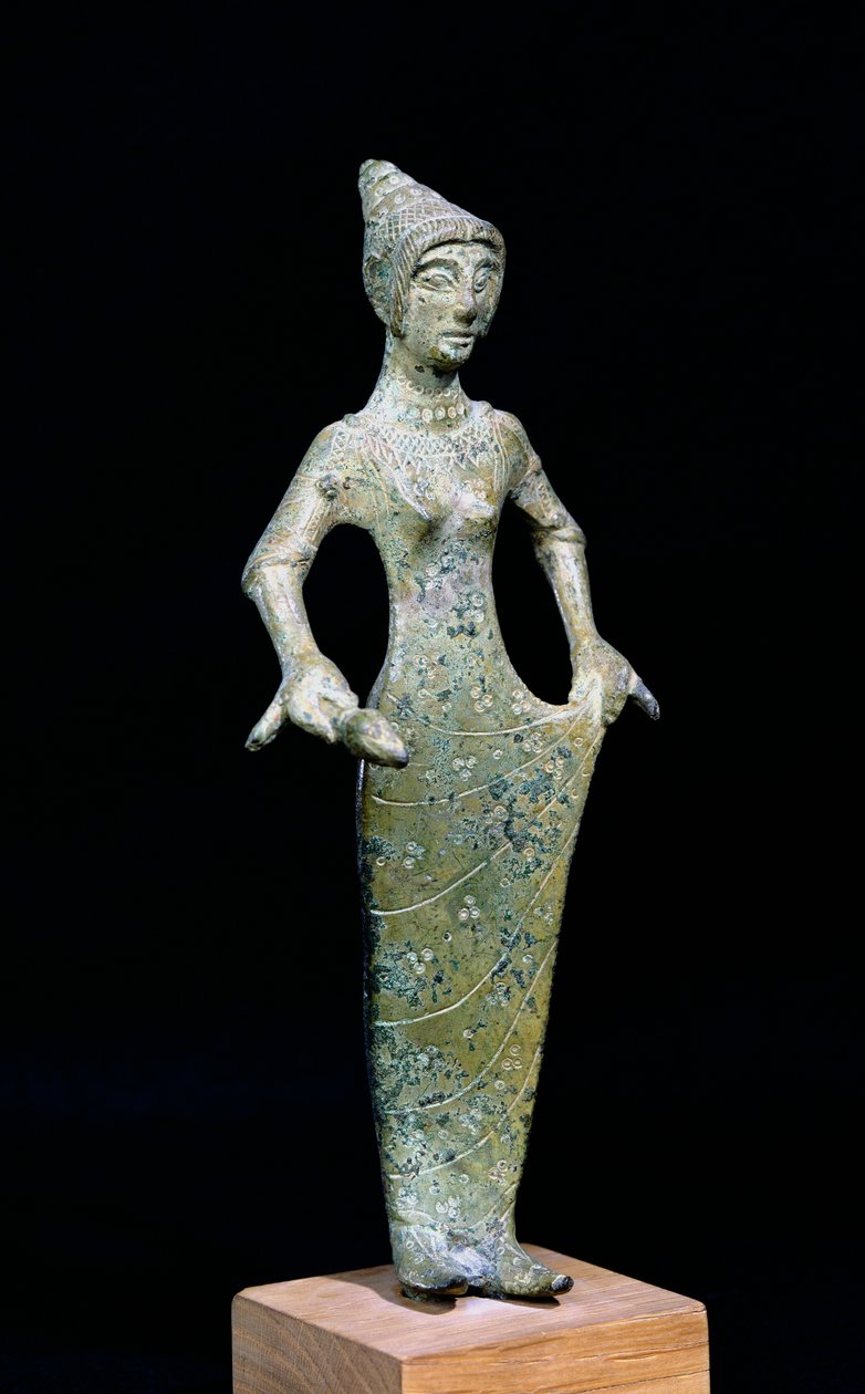 Kvinnlig figur, möjligen Afrodite (brons) av Etruscan
