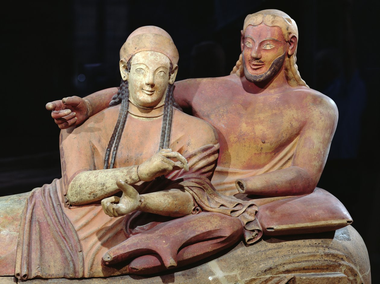 Makarnas sarkofag, från Cerveteri av Etruscan