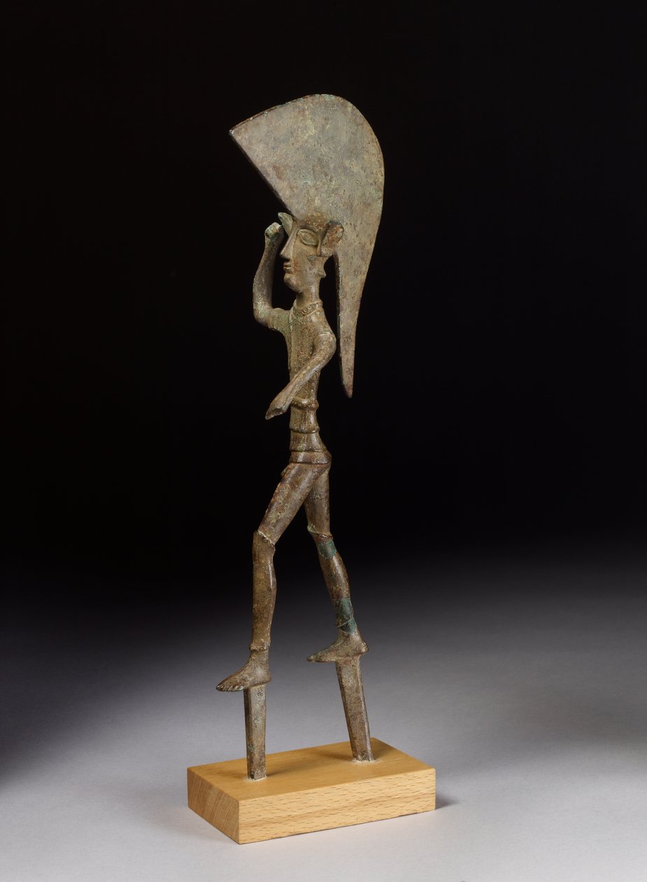 Krigare, från Umbrien, etruskisk, 500-talet f.Kr. (brons) av Etruscan