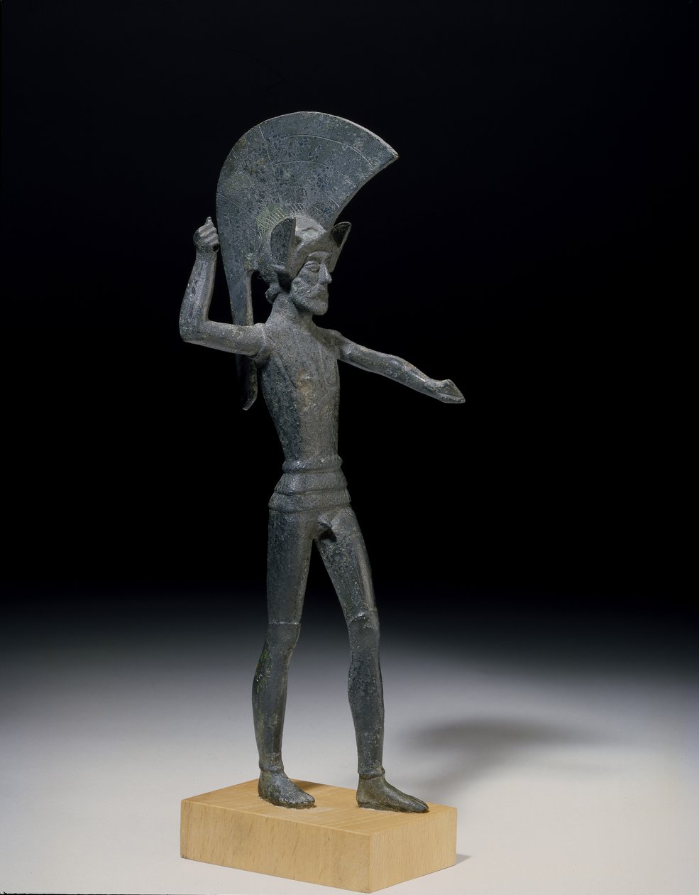 Krigare, från Umbrien, etruskisk, 500-talet f.Kr. (brons) av Etruscan
