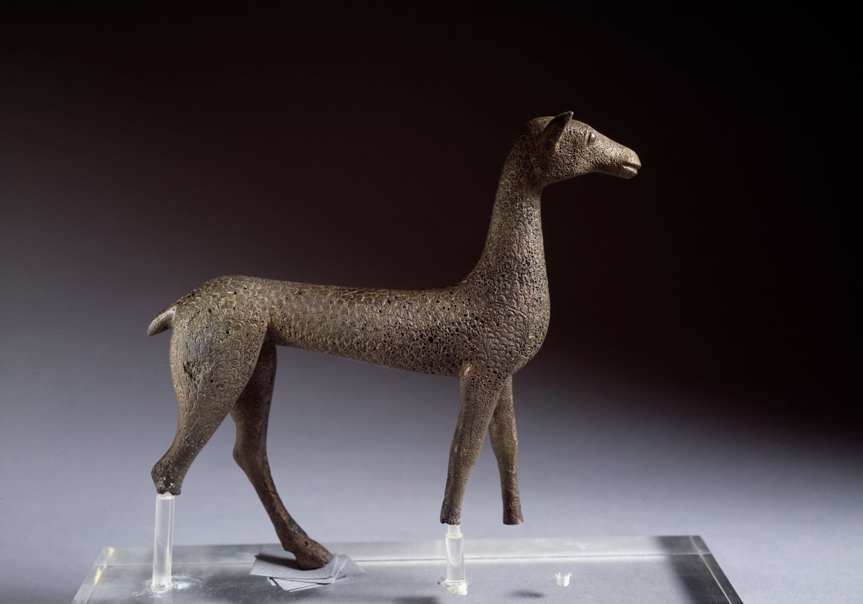 Etruskisk konst: en fawn av Etruscan