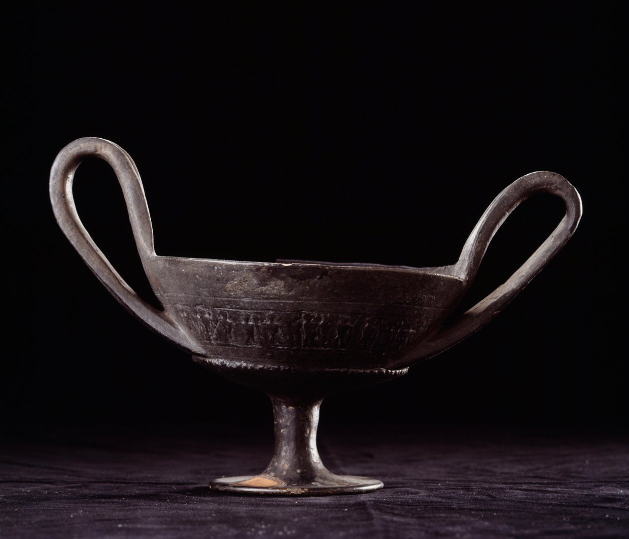 Etruskisk civilisation: kantharos av Etruscan