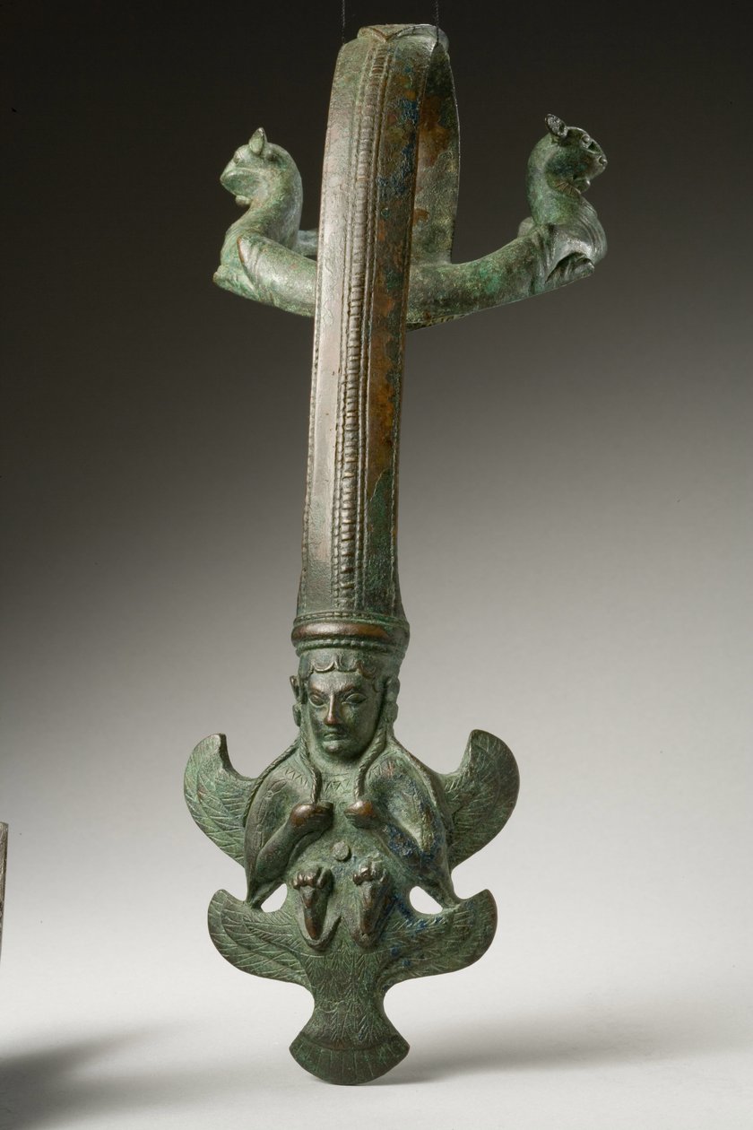 Handtag, tidigt 500-tal f.Kr. (brons) (se även 270394) av Etruscan
