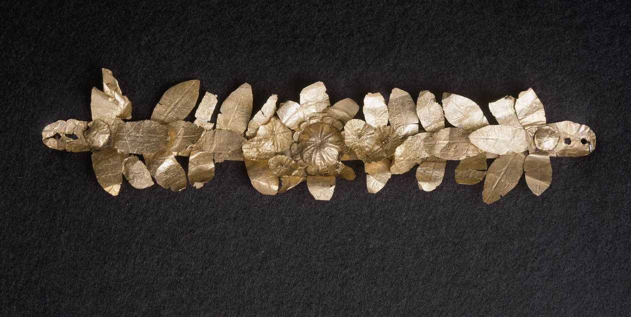 Gyllene krona, 4:e till 3:e f.Kr av Etruscan Etruscan