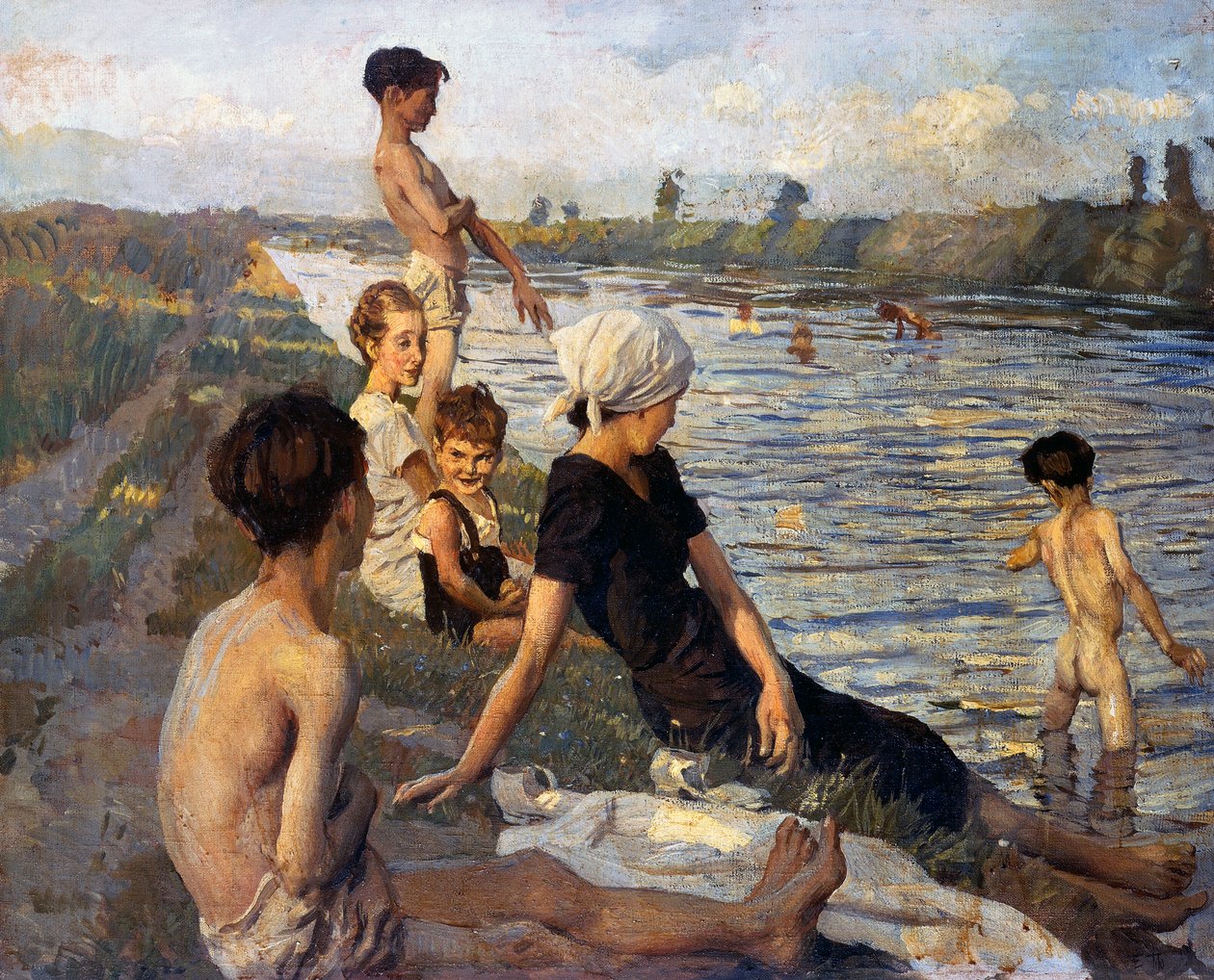 Grubbla av Ettore Tito