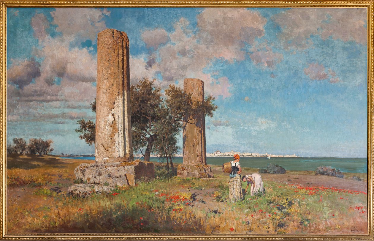 Jupiters tempel i Syrakusa av Ettore de Maria Bergler