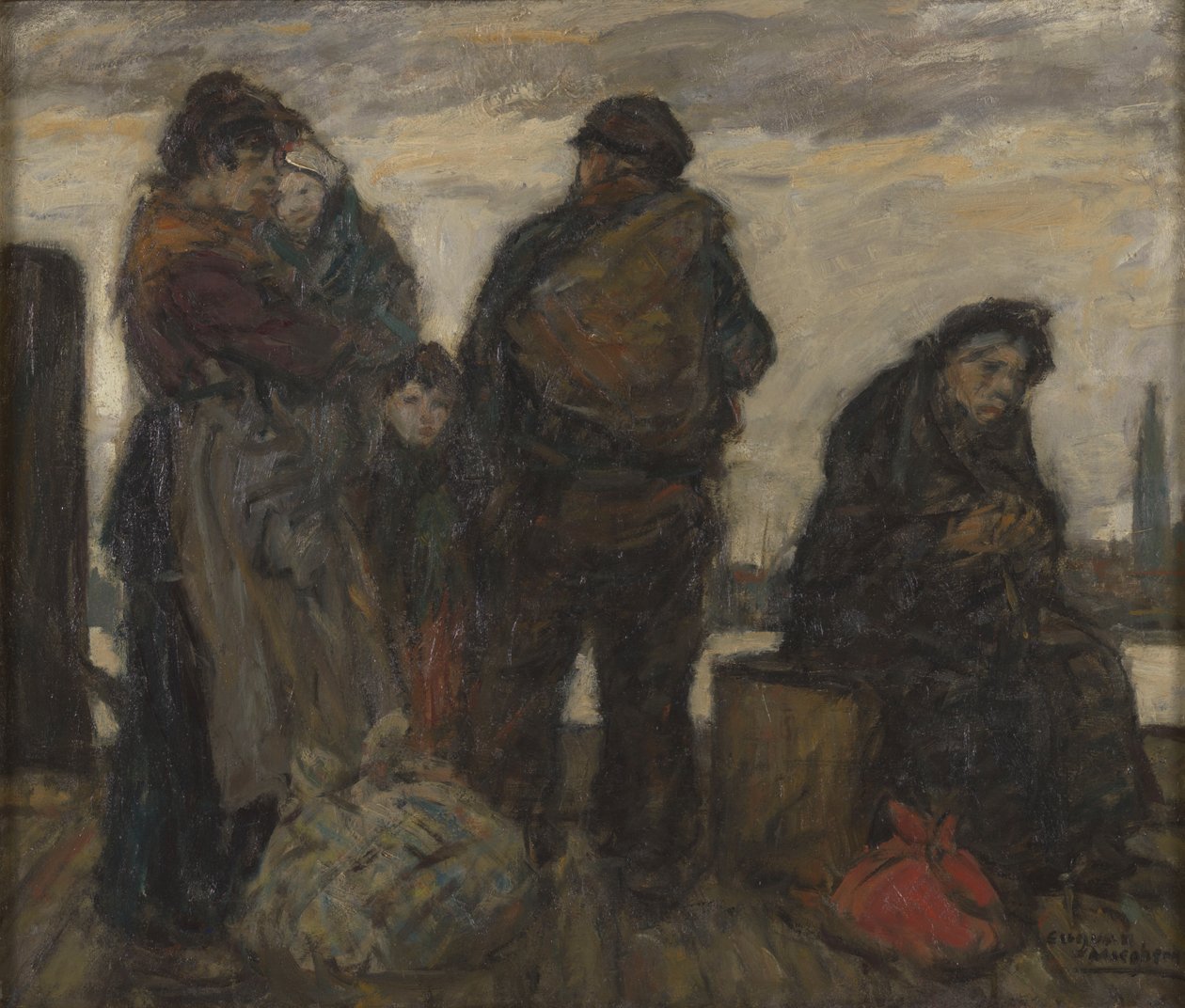 Hemkomsten (med mor Van Mieghem) av Eugeen van Mieghem