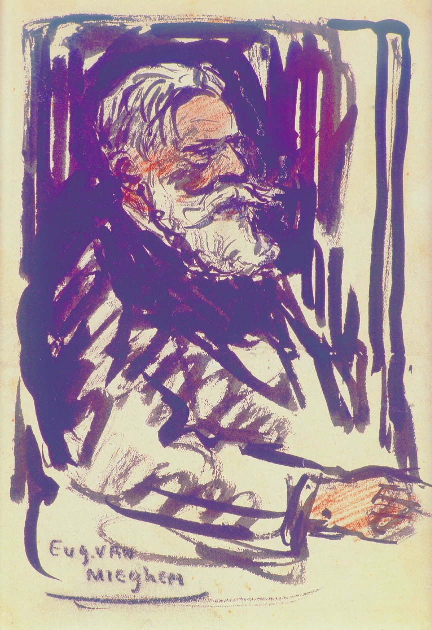 Målaren James Ensor av Eugeen van Mieghem