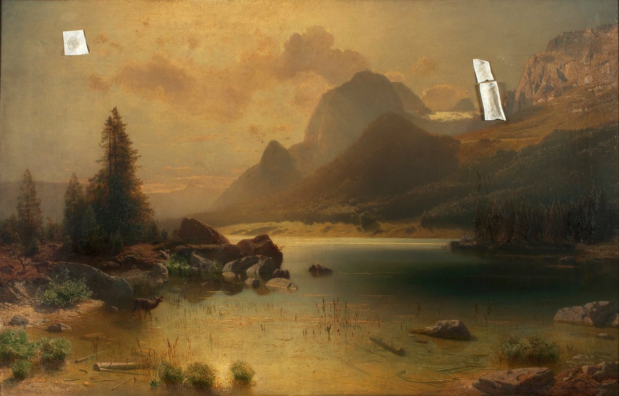 Hintersee nära Berchtesgaden av Eugen Jettel