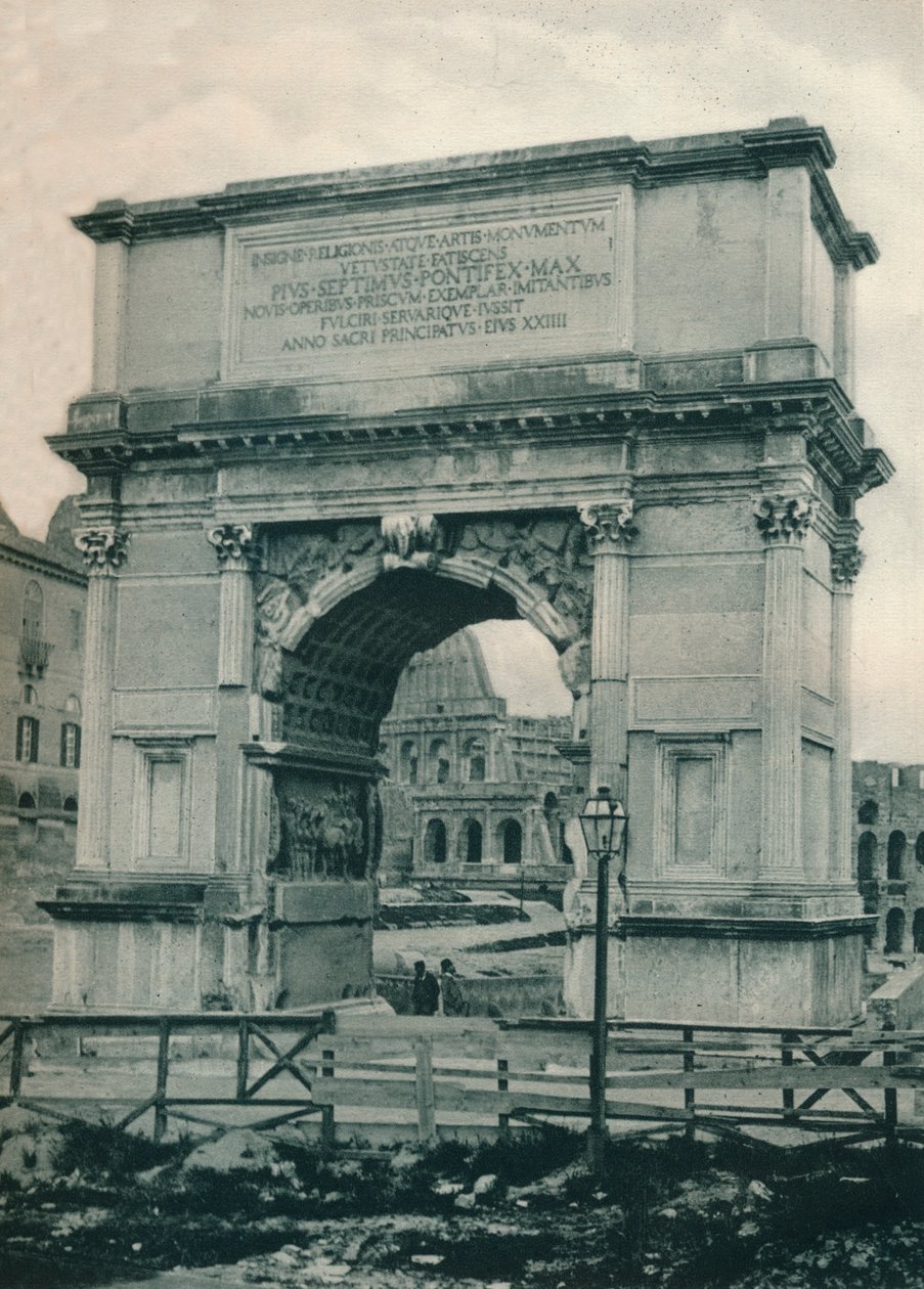 Titusbågen, Rom, Italien, 1927 av Eugen Poppel