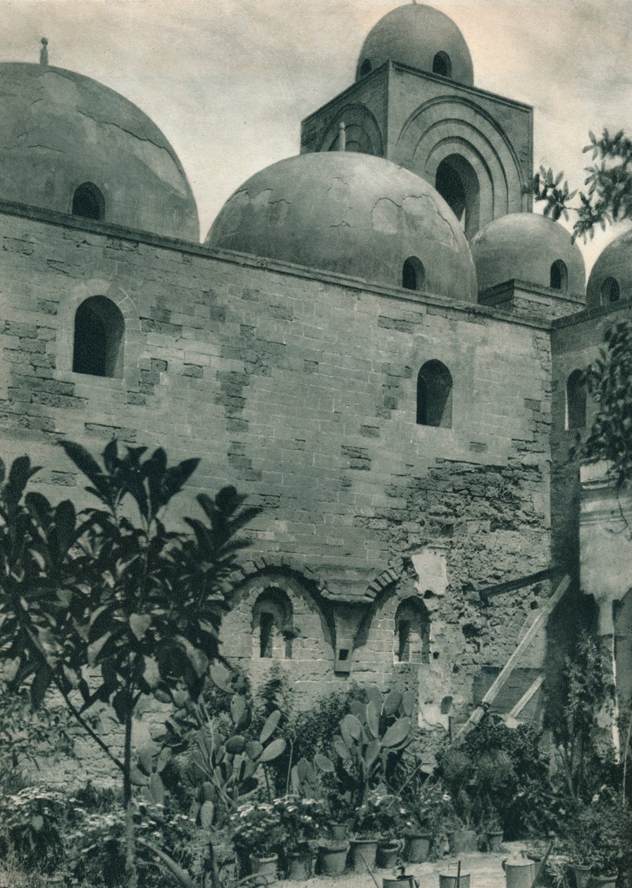 Kyrkan San Giovanni degli Eremiti, Palermo, Sicilien, Italien, 1927. av Eugen Poppel