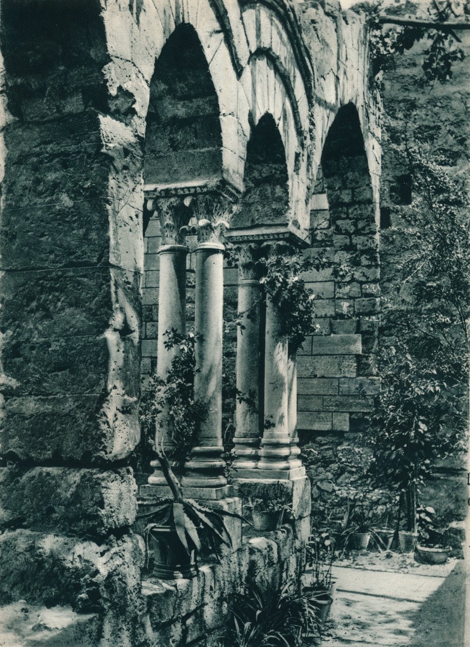 Kyrkan San Giovanni degli Eremiti, Palermo, Sicilien, Italien, 1927 av Eugen Poppel
