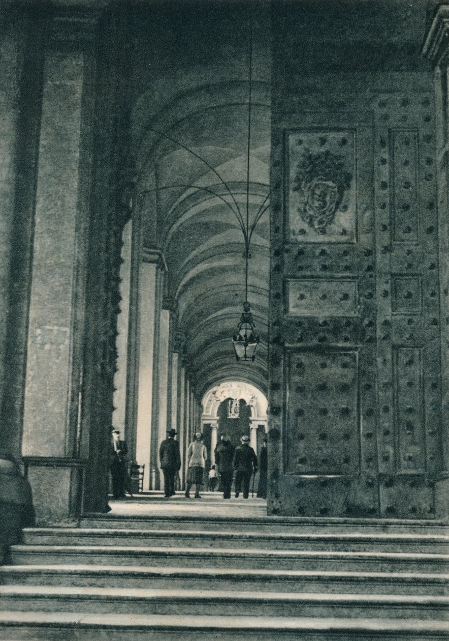 Vatikanens ingång från Petersplatsen, Rom, Italien, 1927 av Eugen Poppel