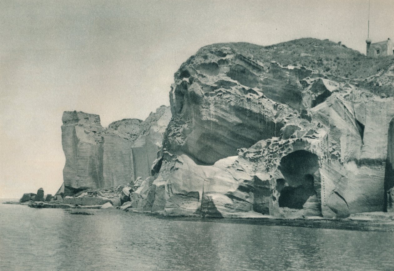 Ingången till en svavelkälla, Ischia, Italien, 1927 av Eugen Poppel