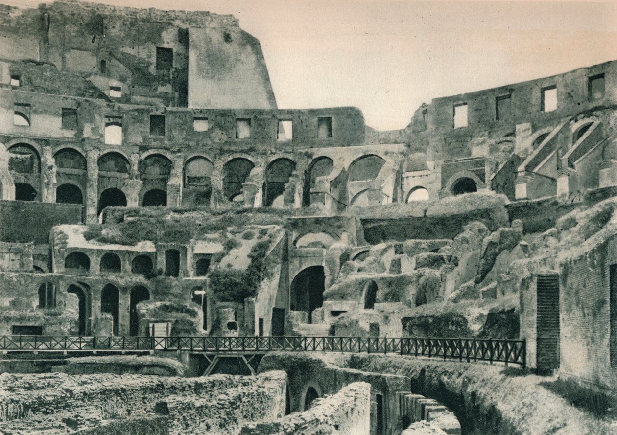 Interiör av Colosseum, Rom, Italien, 1927 av Eugen Poppel